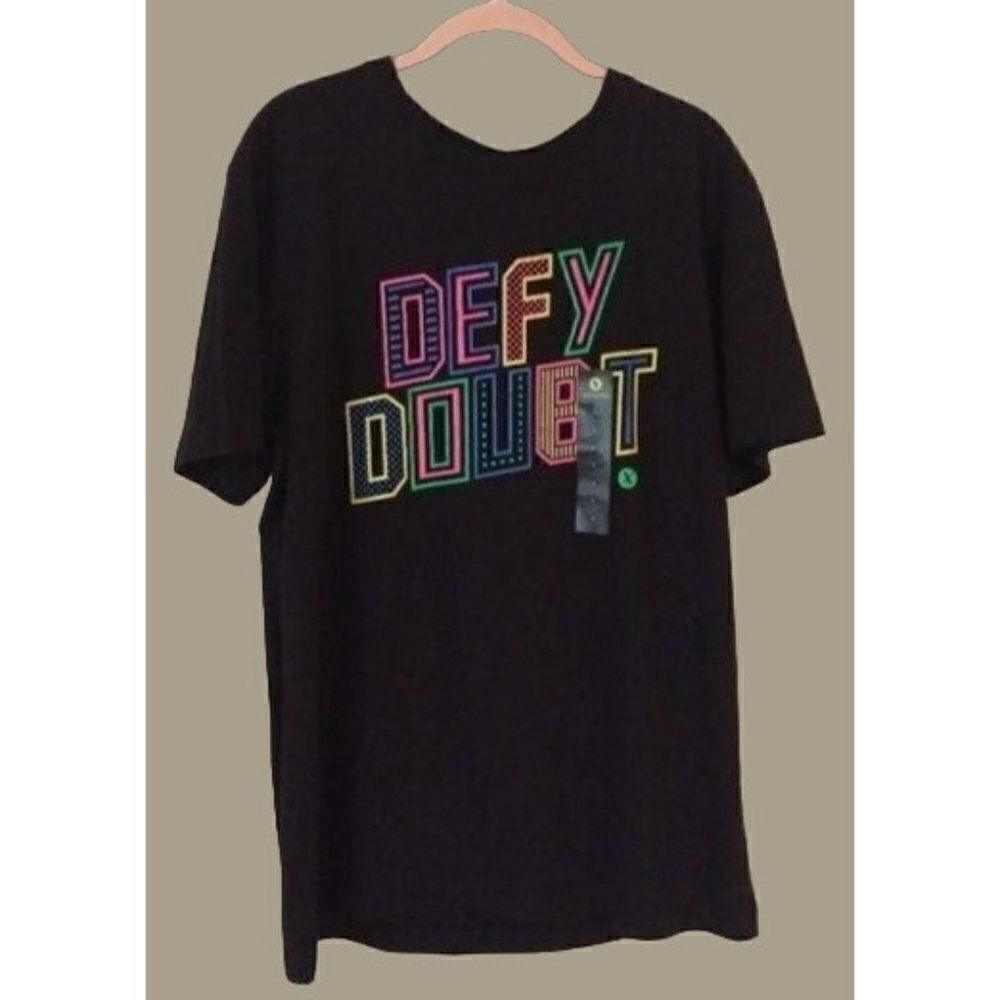 Xersion Black 100% Cotton T-Shirt Size Large NWT